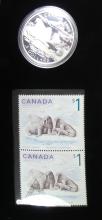 2 CANADIAN COIN & STAMP SETS