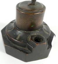 ART DECO BRONZE PEN HOLDER