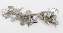 STERLING CHARM BRACELET