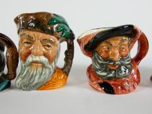 6 DOULTON CHARACTER JUGS