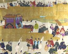 JAPANESE HEIAN PERIOD PRINT