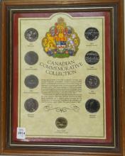 2 FRAMED COIN DISPLAYS