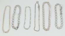 12 STERLING BRACELETS