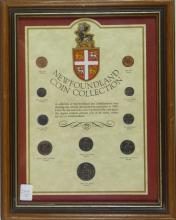 2 FRAMED COIN DISPLAYS