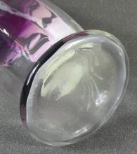 GLASS VASE ATTRIBUTED TO MOSER