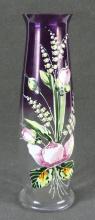 GLASS VASE ATTRIBUTED TO MOSER