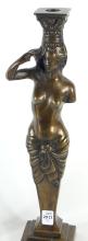 PAIR ART NOUVEAU PERIOD CANDLEHOLDERS