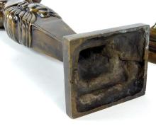 PAIR ART NOUVEAU PERIOD CANDLEHOLDERS
