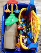 TWO BINS OF CHILDREN'S TOYS