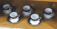 CREAM SOUPS, CUPS AND SAUCERS