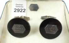 BIRKS CUFFLINK & TIETACK SET