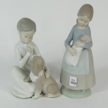 2 SPANISH PORCELAIN FIGURINES