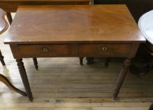MAHOGANY CONSOLE TABLE