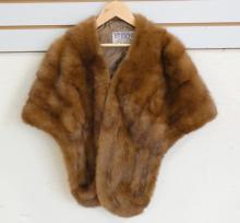 TWO FUR STOLES AND COAT