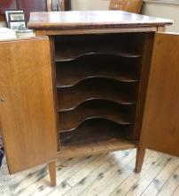 OAK MUSIC CABINET