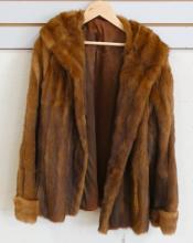 TWO FUR STOLES AND COAT