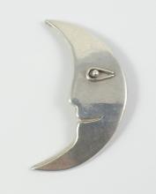 "MAN IN THE MOON" BROOCH