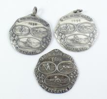 3 SILVER CANADIAN MEDALS