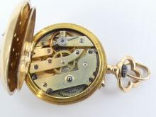 ANTIQUE GOLD & DIAMOND WATCH