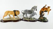 3 WILDLIFE SCULPTURES