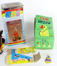 THREE TIN TOYS