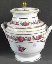PAIR EXCEPTIONAL ANTIQUE PORCELAIN FRUIT COOLERS