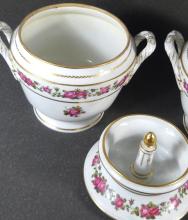 PAIR EXCEPTIONAL ANTIQUE PORCELAIN FRUIT COOLERS