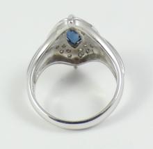 SAPPHIRE & DIAMOND RING