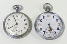 TWO SWISS MADE POCKET WATCHES