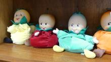 SIX "FRUIT BABY" DOLLS