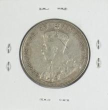 CANADIAN SILVER 50-CENT COIN