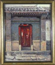 THREE CHINESE OIL PAINTINGS