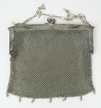 MESH EVENING BAG