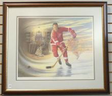 LIMITED EDITION "GORDIE HOWE" PRINT