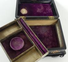 PAPIER-MACHE JEWELLERY CASKET