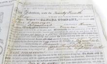 INTERESTING ANTIQUE CANADIAN INDENTURES