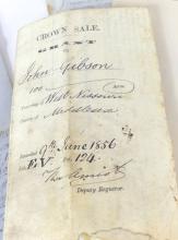 INTERESTING ANTIQUE CANADIAN INDENTURES