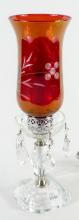 CRYSTAL HURRICANE LAMP