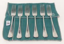 SIX SILVER FORKS