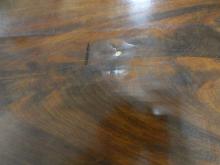 FLIP-TOP ROSEWOOD GAMES TABLE