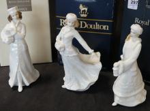 THREE ROYAL DOULTON "SENTIMENTS" FIGURINES