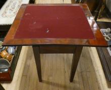 FLIP-TOP ROSEWOOD GAMES TABLE