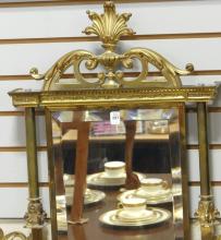 ART NOUVEAU BRASS ETAGERE