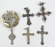 BROOCH, PENDANTS