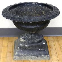 CAST IRON GARDEN URN