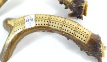 TWO UNIQUE CRIBBAGE BOARDS