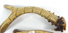 TWO UNIQUE CRIBBAGE BOARDS