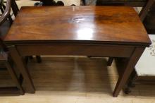 FLIP-TOP ROSEWOOD GAMES TABLE