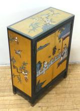 PAINTED ASIAN BAR CABINET