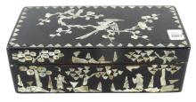 MOTHER-OF-PEARL INLAID BOX